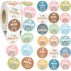 1000Pcs Boho Motivational Growth Mindset Stickers Positive Affirmation Stickers Inspirational Quote Stickers Vinyl Waterproof Rainbow Positive Decals for Water Bottles Planner Calendar Scrapbook view 1