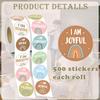 1000Pcs Boho Motivational Growth Mindset Stickers Positive Affirmation Stickers Inspirational Quote Stickers Vinyl Waterproof Rainbow Positive Decals for Water Bottles Planner Calendar Scrapbook view 3