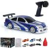 Actualia 1/43 Scale RC Mini Drift Car with Lights Kit, 2.4G Electric 4WD RC Racing Vehicle Remote Control High-Speed Car for Boys Adults - RTR Version view 1