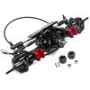 VBCERSDZ RC Vehicle Axles Compatible with D90 1:10 Scale RC Rock Crawler Car Model Accessories Parts Aluminium Alloy Front/Rear Axle with Differential Lock(1Set) view 4