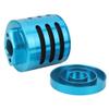 RC Model Car Air Filter, Aluminum Aloy Air Filter Open Air Filter Sponge RC Engine Parts for RC 1:5 Scale HPI KM AF T RC Model Car (Blue N10191) view 1