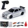 Actualia 1/43 Scale RC Mini Drift Car with Lights Kit, 2.4G Electric 4WD RC Racing Vehicle Remote Control High-Speed Car for Boys Adults - RTR Version view 1