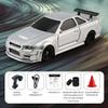 Actualia 1/43 Scale RC Mini Drift Car with Lights Kit, 2.4G Electric 4WD RC Racing Vehicle Remote Control High-Speed Car for Boys Adults - RTR Version view 2