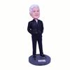 Decorative Bobblehead Black Suit 6 inches Toy for Private Collectibles Sculpture Handmade Clay Figurine view 3
