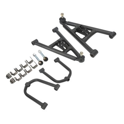 Front Suspension Shock Swing Arm Kit replacement for High Strength Steel Alloy Sturdy Wear 4 Wheels Quad Bike Kart