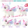 SOLIEHOO Unicorn Toys for Girls Age 4-6 Unicorns Gifts, Walking Talking Singing Interactive Toy, Remote Control Plush Unicorn's Pet Care Toy, Unicornss Dress up for Toddler Girls Kids 3 4 5 6 Years view 2