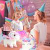 SOLIEHOO Unicorn Toys for Girls Age 4-6 Unicorns Gifts, Walking Talking Singing Interactive Toy, Remote Control Plush Unicorn's Pet Care Toy, Unicornss Dress up for Toddler Girls Kids 3 4 5 6 Years view 3
