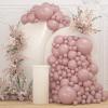 108Pcs Dusty Pink Double Stuffed Balloons Different Size, 18/12/10/5 inch Dusty Rose Matte Pink Balloons Garland Arch kit for Boho Birthday Wedding Baptism Bridal Baby Shower Party view 1