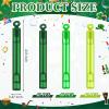 Lunmon 120 Pieces Green Party Favors Green Mini Bubble Wands Bulk Irish St. Patricks Day Toys Gift for Kids Adults Saint Patrick's Day Bubble Wands for Party Bag Stuffers Prizes view 2