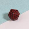 10Pcs Table Game Dice D20 Polyhedral Dice Acrylic Game Dice Party Favor Board Game Lovers Dice Kit view 2