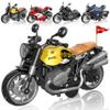 4-Pack Pull-Back Motorcycle Toys - Friction Powered Kids Toy Cars with Lights, Sounds & Automatic Drive for Boys & Girls Aged 3-12 view 1