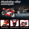 4-Pack Pull-Back Motorcycle Toys - Friction Powered Kids Toy Cars with Lights, Sounds & Automatic Drive for Boys & Girls Aged 3-12 view 3