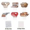 18Pcs Cowboy Cupcake Toppers Glitter Western Cowboy Theme Baby Shower Birthday Party Cake Decorations Supplies view 2