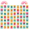Irnushka Mini Spring Rainbow Coil Party Favors for Kids, Mini Plastic Coil Spring Toy for Easter Egg Filler Party Favor Carnival Prize Birthday Goodie Bag Stuffers (Style A+B, 120) view 1
