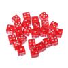 25 Pcs/Set Party Game Dice 12 Square Corner Transparent Dices Colorful Acrylic Dice Set Family Game Educational Toy