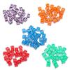 25 Pcs/Set Party Game Dice 12 Square Corner Transparent Dices Colorful Acrylic Dice Set Family Game Educational Toy view 2