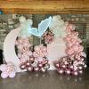 108Pcs Pearl Pink Double Stuffed Balloons Different Size, 18/12/10/5 inch Pearl Rose Blush Pink Balloons Garland Arch kit for Boho Birthday Wedding Engagement Bridal Baby Shower Party view 4