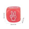 10Pcs Party Sieve Finger Guessing Game Dices Acrylic Entertainment Game Props Party Game Dices Party Board Game Dices view 3