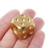 1Pc Brass Dice Standard Six Sided Rounded Corners Dice 20mm 0.78In Funny Decider Board Game Accessories Party Game Props view 3