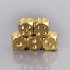 1Pc Brass Dice Standard Six Sided Rounded Corners Dice 20mm 0.78In Funny Decider Board Game Accessories Party Game Props view 4