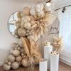 108Pcs Nude Beige Double Stuffed Balloons Different Size, 18/12/10/5 inch Tan Apricot Nude Balloons Garland Arch kit for Boho Baby Shower Birthday Gender Reveal Neutral Baby Shower Party view 4