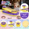 2-in-1 Friendship Bracelet Making Kits: DIY Art and Crafts Jewelry String Braiding Set Toys with Storage Box for Kids - Birthday Christmas Gifts for Girls Age 6 7 8 9 10 11 12 Year Old - Yellow view 3