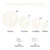 108Pcs Pearl White Double Stuffed Balloons Different Size, 18/12/10/5 inch White Pearl Balloons Garland Arch kit for Wedding Birde to be Engagement Birthday Bridal Shower Decorations view 2