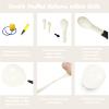 108Pcs Pearl White Double Stuffed Balloons Different Size, 18/12/10/5 inch White Pearl Balloons Garland Arch kit for Wedding Birde to be Engagement Birthday Bridal Shower Decorations view 3