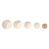 10 Pcs Blank Wooden Dice Unfinished Square Blocks 6 Sided Wood Cubes with Rounded Corners for DIY Craft Projects view 3