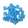 25 Pcs/Set Party Game Dice 12 Square Corner Transparent Dices Colorful Acrylic Dice Set Family Game Educational Toy
