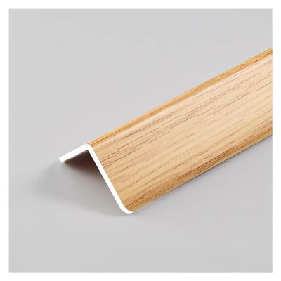 Self-Adhesive Corner Trim Strip,1-2/5" Wide Angle Trim Wall Corner Guard Edge Protector,Decorative Corner for Office/Kitchen/Bedroom/Staircase(White Oak,120x3.6x0.2cm)