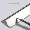 Self-Adhesive Corner Trim Strip,1-2/5" Wide Angle Trim Wall Corner Guard Edge Protector,Decorative Corner for Office/Kitchen/Bedroom/Staircase(White Oak,120x3.6x0.2cm) view 4