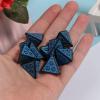 10 Pieces 4-Sided Polyhedral Dice Acrylic Dice Single Color Pattern Tabletop Game Dice for Role Playing Game view 3
