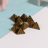 10 Pieces 4-Sided Polyhedral Dice Acrylic Dice Single Color Pattern Tabletop Game Dice for Role Playing Game view 4