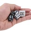 1 Set of Acrylic Pearl Dices Set 22mm Doubling Cube and Four 16mm Dices with Storage Bag Gaming Accessories view 4
