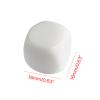 10Pcs Blank White Dice Cubes Six Sided Dice with Rounded Corner 16MM Acrylic Dice for Classroom Board Games, DIY Sticker view 3