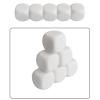10Pcs Blank White Dice Cubes Six Sided Dice with Rounded Corner 16MM Acrylic Dice for Classroom Board Games, DIY Sticker view 4