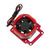 22000 RPM 1/8 Motor Cooling Fan for TRAXXAS 4WD Sledge Monster TRUCK-95076-4, Red Accessories view 1