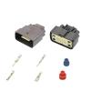 Chunsu 1/5 Sets Molex 16 Pin4B+12S Hybrid Wire Connectors Engine Plug 34985-1601(16p Female Male,1 Set) view 1