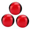 Keenso 3 PCS Red Black PU Leather Juggling BallJuggling Ball SetLeather Juggling Ball, Lightweight Portable BallJuggling Sets view 4