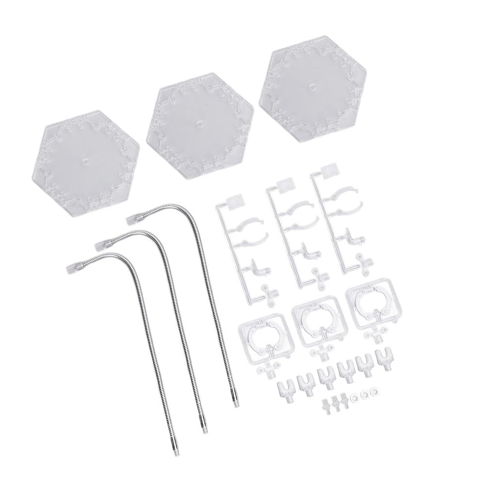 Action Figure Model Support, 6 Inch Doll Display Stand Base, Kit of 3 Bendable ABS Stainless Steel Holders for SD, BB, Figurines with Superior Stability for Over 14 Years Old