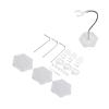 Action Figure Model Support, 6 Inch Doll Display Stand Base, Kit of 3 Bendable ABS Stainless Steel Holders for SD, BB, Figurines with Superior Stability for Over 14 Years Old view 2