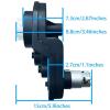 12 Volt RS550 40000RPM High-Speed Motor Gearbox for Power Wheels Kid's Ride On Toys Car Upgrade,12V Motor Replacement for Ford Raptor F150 Kids Ride On Car Parts view 2