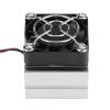 Motor Heat Sink with Cooling Fan,540 550 3650 Motor Heat Sink with Cooling Fan, Dissipation for 1/10 Scale Electric RC Car 540/550 / 3650 (Silver) view 1