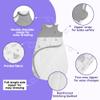 Aomloge PuppyNap Sleep Sack 18-24 Months, 1.5 Tog Wearable Blanket Baby fits Newborns and Infants, Toddler Sleep Sack with 2-Way Zipper view 3
