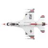 Hobby Master | 1:72 Scale Diecast Military Aircraft Replica | F-16C Thunderbirds Warbird No.10, USAF, 1988 | Model HA38044 view 4