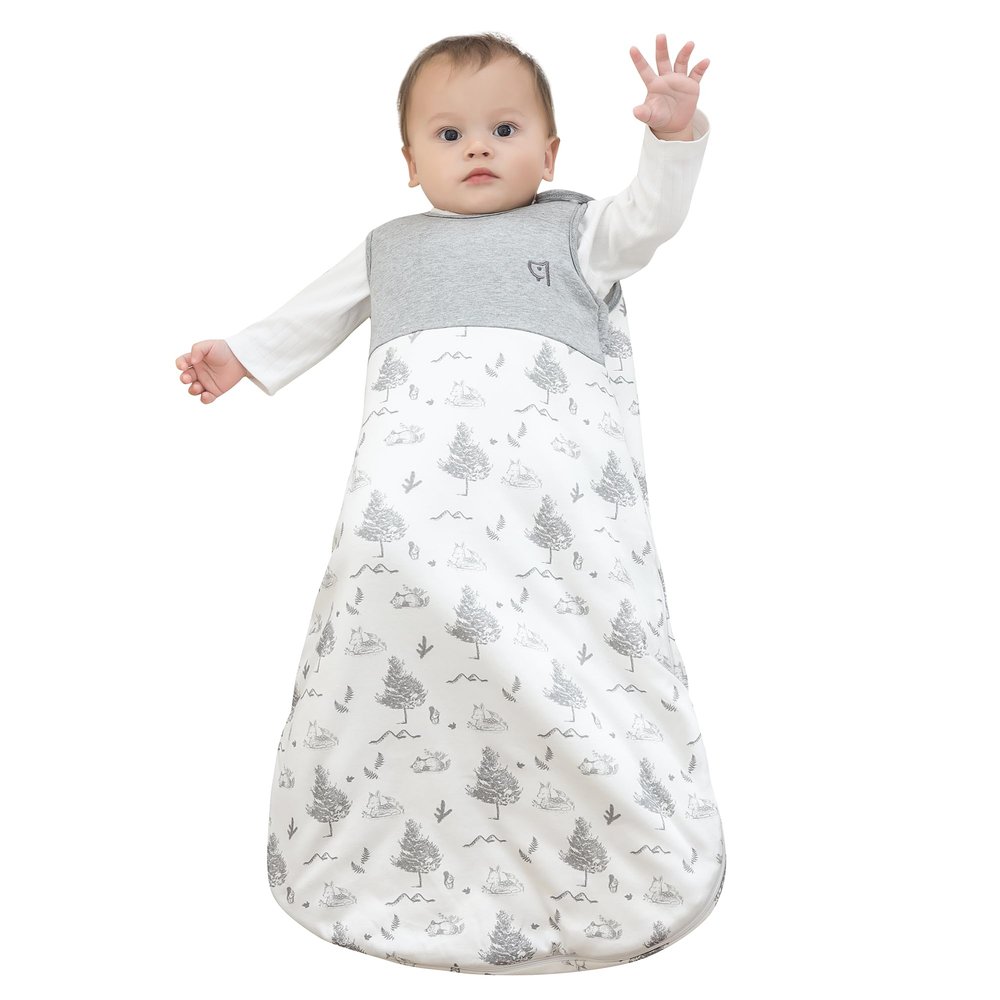 Aomloge PuppyNap Sleep Sack 6-12 Months, 1.5 Tog Wearable Blanket Baby fits Newborns and Infants, Toddler Sleep Sack with 2-Way Zipper