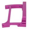 Aluminum Alloy RC Car Servo Mount, & Stable, Provides Balanced Driving, Wear, for Axial SCX10 II 1/10 RC Cars (Purple view 2