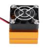 Motor Heat Sink with Cooling Fan,540 550 3650 Motor Heat Sink with Cooling Fan, Dissipation for 1/10 Scale Electric RC Car 540/550 / 3650 (Gold) view 1