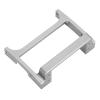 Aluminum Alloy RC Car Servo Mount, & Stable, Provides Balanced Driving, Wear, for Axial SCX10 II 1/10 RC Cars (Silver) view 2